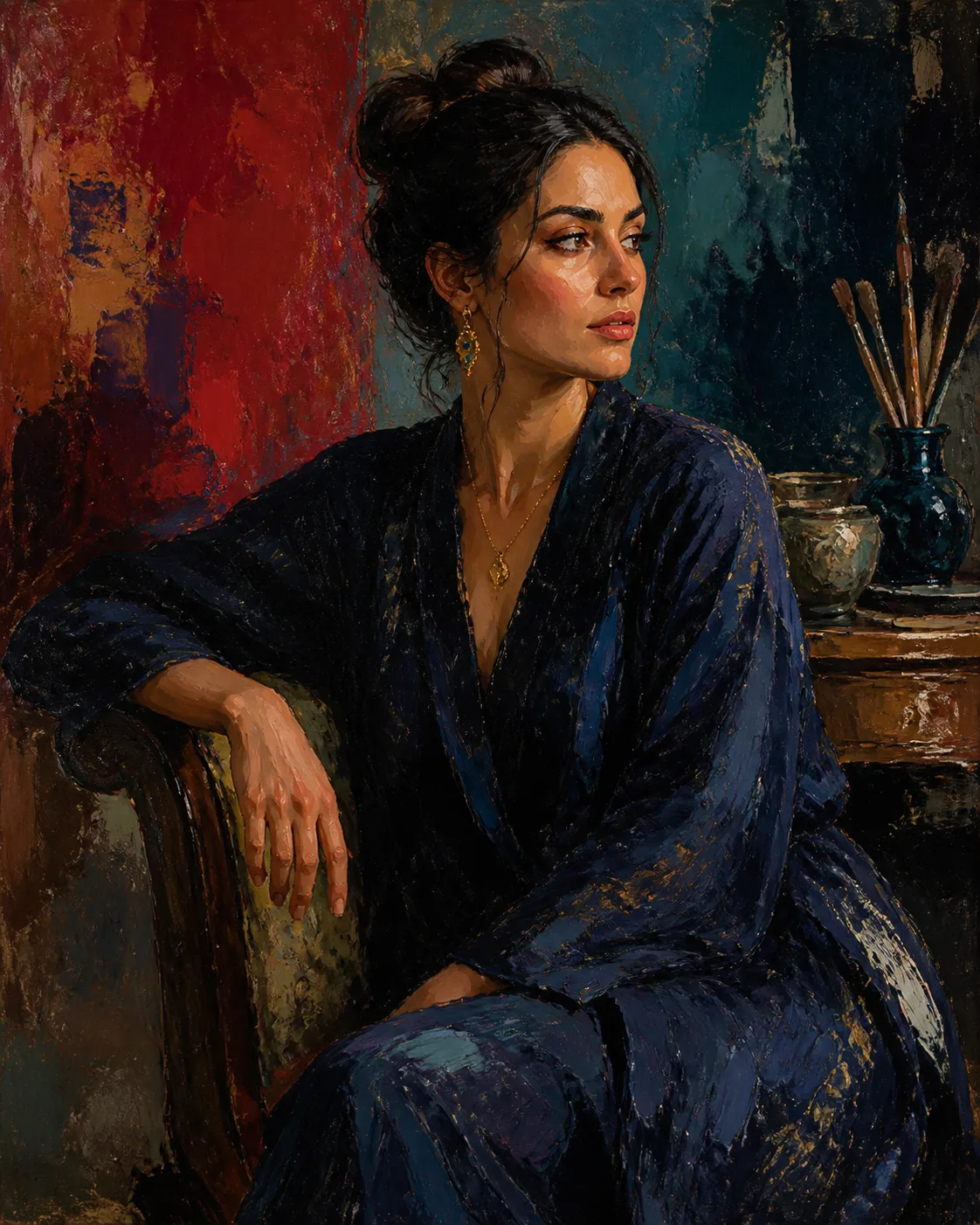 Oil painting